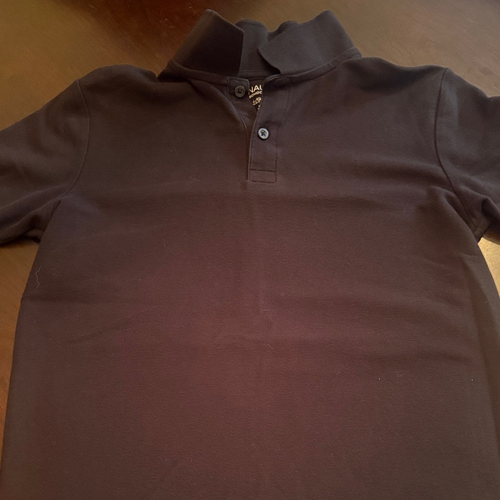 Nautica Boys Black Polo Shirt